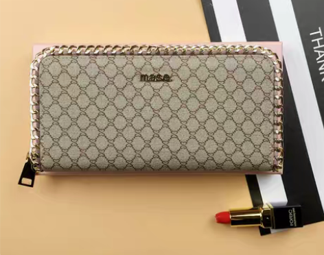 转卖钱包女2022新款时尚复古拉链长款真皮...