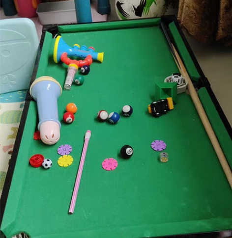 儿童台球，如图  便宜出 感兴趣的话点“我...