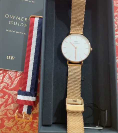 包邮DW 手表丹尼尔惠灵顿女表 大表盘32...