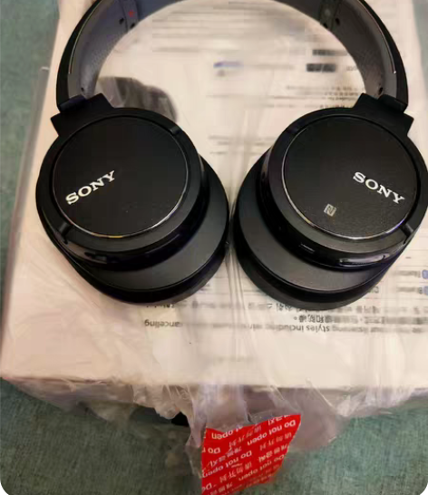 包邮Sony/索尼头戴式无线蓝牙耳机主动降...