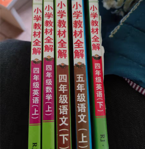 教材全解小孩用的。10本一起80元，同城自...