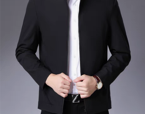 转卖啄木鸟正品2022春装翻领男士夹克衫纯...