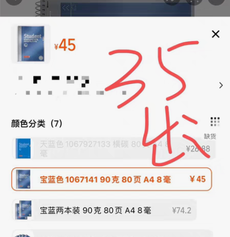 进口文具Brunnen学生A4横线格线圈清...