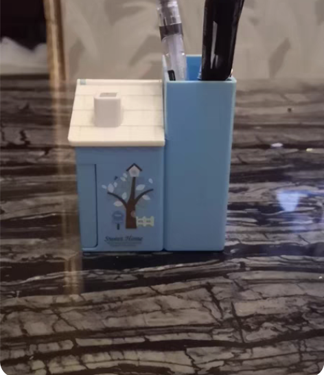 得力创意笔筒可爱儿童笔桶小学生韩国风文具小...
