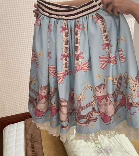 包邮【仲夏物语】洛丽塔 吱吱织sk   m...