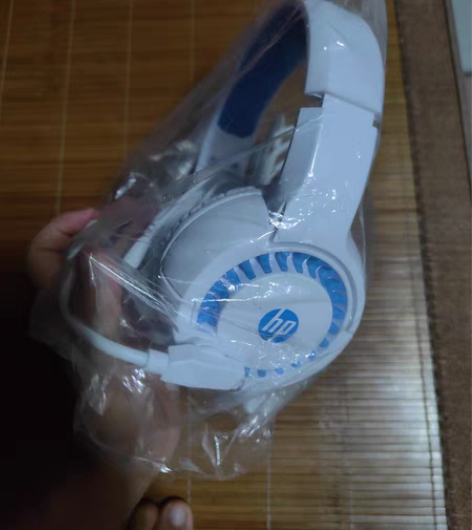 惠普电脑头戴耳机带耳麦 拆封未使用 全新 ...