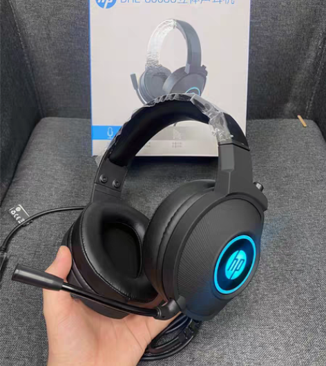 原装正品惠普DHE-8008有线游戏发光头...