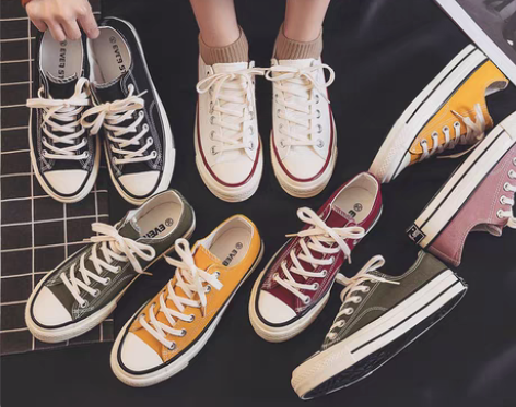 包邮清仓处理！Ins帆布鞋女学生韩版春季2...