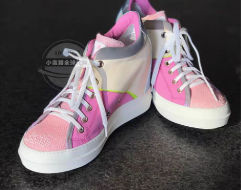 包邮ruco line女鞋 薰衣草真皮拼接...