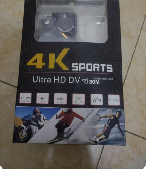 包邮运动相机 基本全新，送内存卡 ，配件齐...