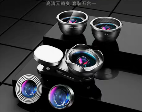 转卖小天广角手机镜头单反通用无畸变广角微距...