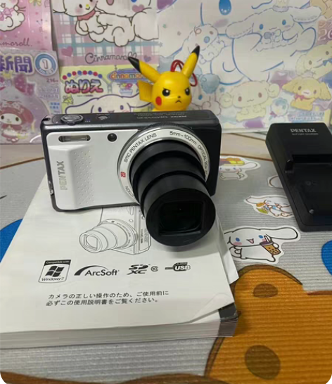 包邮宾得vs20 稀有配色 奶白 数码相机...