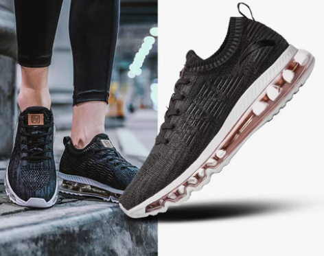 转卖安踏女鞋 2019春季新款全掌气垫鞋跑...