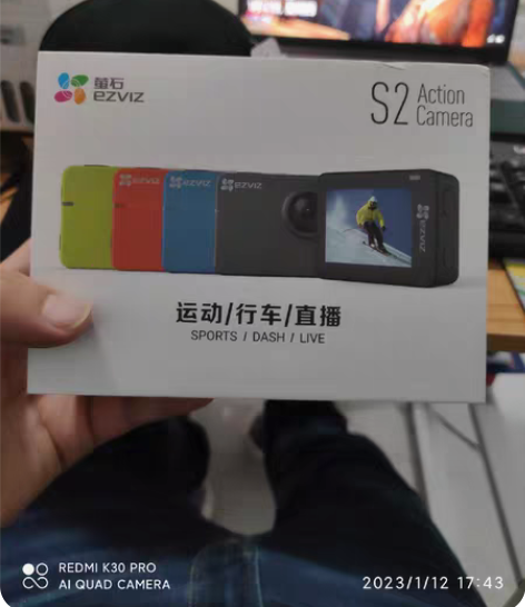 包邮萤石（EZVIZ）S2运动相机 108...