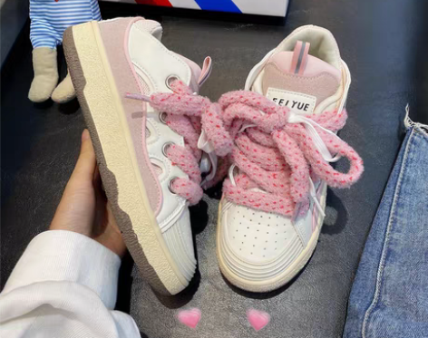 转卖煊鑫爆改飞跃女鞋国潮鞋子小众设计德训鞋...