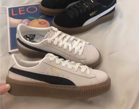 转卖Puma彪马休闲鞋+蕾哈娜运动松糕鞋厚...