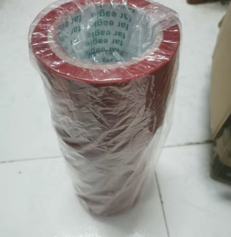 全新未拆封 红色胶带大卷彩色封箱胶带透明打...