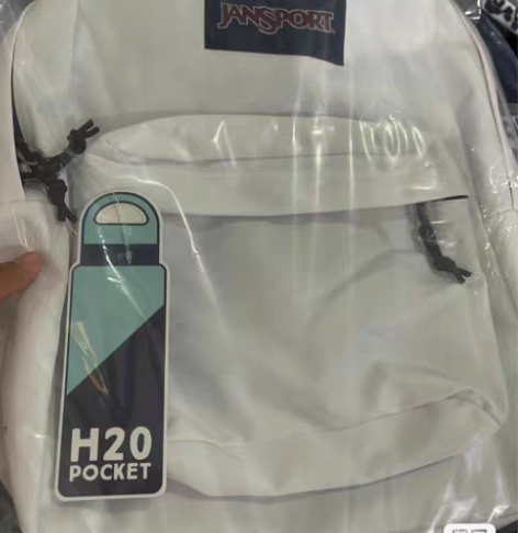 包邮全新白色Jansport杰斯伯正品双肩...