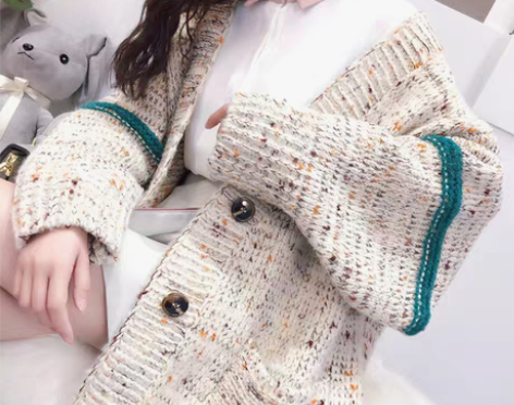 转卖2019秋装新款宽松韩版毛衣外套女ch...