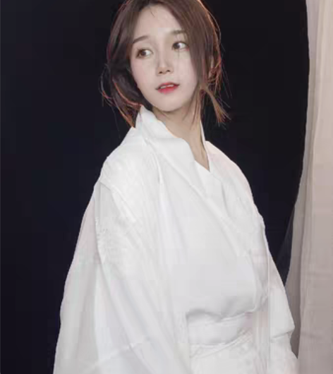 转卖霜雪原创汉服女神明少女白色超仙中国风古...