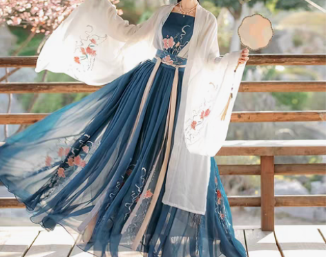 转卖蝉佩含娇原创汉服女宋制三件套齐腰襦裙大...