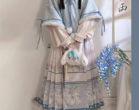 转卖仙楚姬原创汉服【蘑菇兔】明制比甲马面裙...