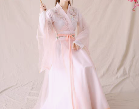 转卖古装女改良汉服仙女飘逸古风广袖舞蹈演出...