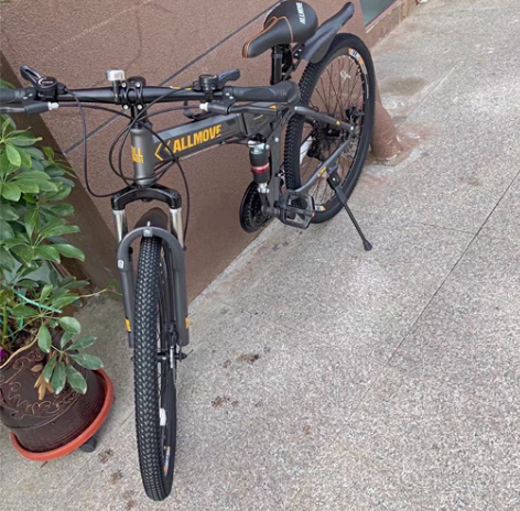 包邮健身送的山地自行车低价出 感兴趣的话点...