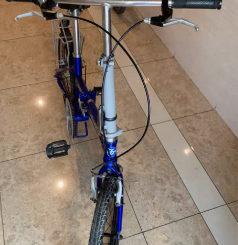 喜德盛旗下的英奇铝合金单速折叠自行车。20...