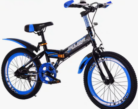 转卖折叠儿童自行车男8变速山地车6-7-1...