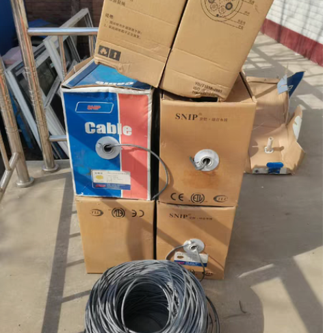 闲置几年的国标超五类网线305米/箱，有6...