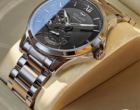 转卖正品瑞士手表男士精钢带机械表全自动大表...