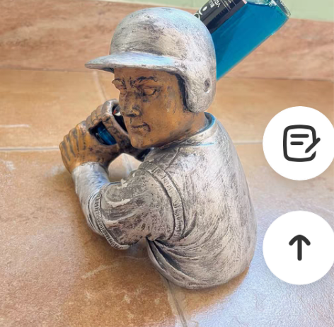 棒球周边 摆件 全新 全新棒球摆件 可以插...