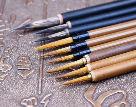 包邮工笔画勾线笔毛笔鼠须狼毫叶筋白描依文笔...