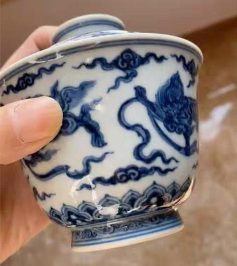 包邮澄怀摹古天地狮盖碗 感兴趣的话点“我想...