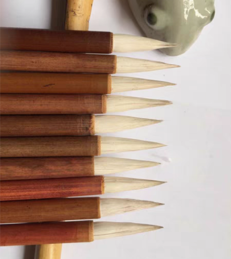 80年代甲级中白云，（羊毫）老毛笔，口径0...