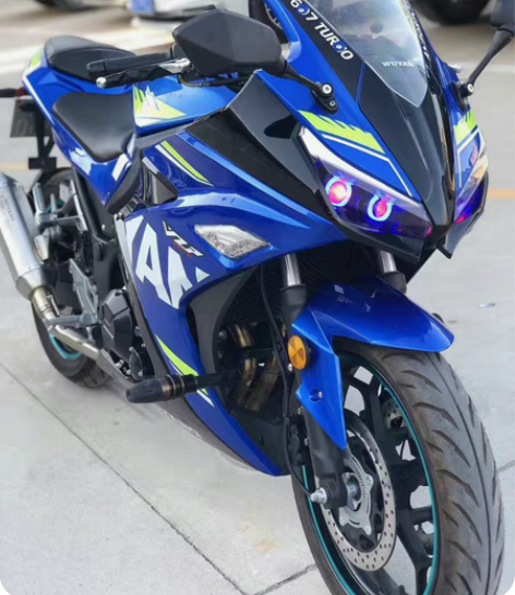 22款国产大牛双缸400CC 前后abs防...