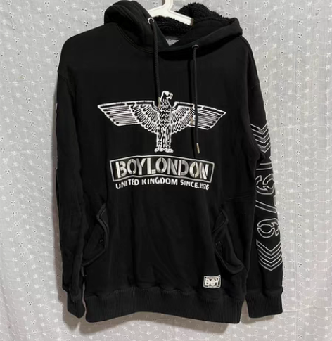 彪马秋冬季男士加绒连帽卫衣白色4XL，便宜...