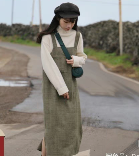 转卖Ramesse | 少女减龄文艺风绿格...