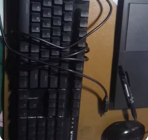 雷柏v500pro，104机械键盘，青轴 ...