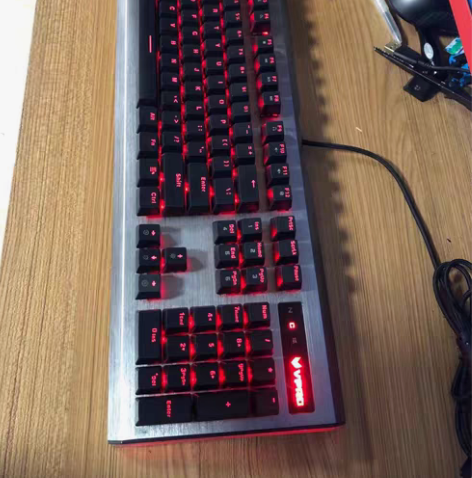 包邮雷柏V720L光轴机械键盘网吧游戏键盘...