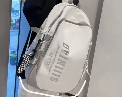 双肩包 背包新款书包女高中防水轻便日系简约...