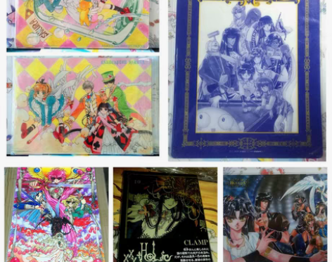 圣传魔法骑士光海风原画文件夹垫板日版中古绝...