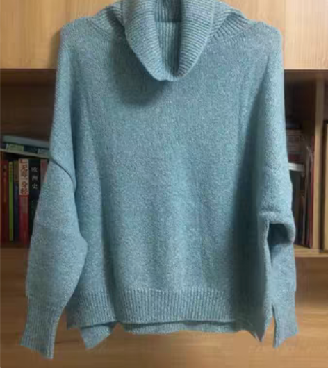 包邮高领宽松毛衣 品牌：拉夏贝尔 款号：3...