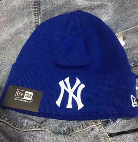 闲置正品冷帽全棉MLB毛线帽，专柜买的两个...