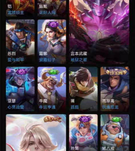王者荣耀账号，李信炽霜斩，伽罗太华，玄策白...