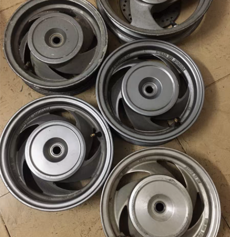 包邮五羊本田摩托车100小公主后轮毂原装本...