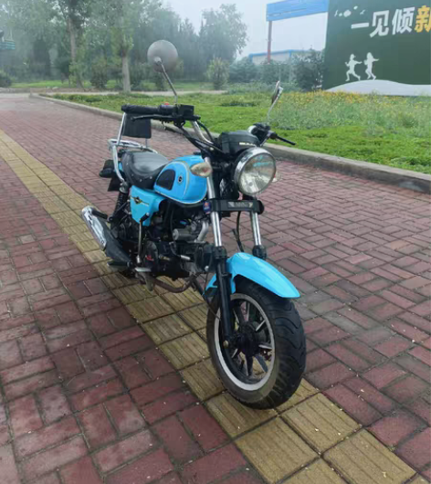 拿下一台木兰小狒狒摩托车，整车成色还可以，...