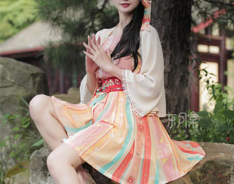 转卖东月棠宋制汉元素汉服可甜可盐短裙子女夏...