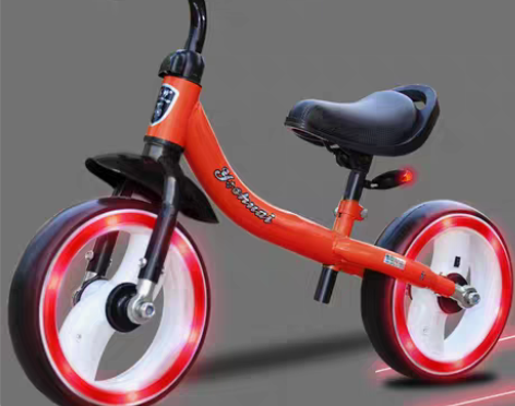 转卖儿童平衡车滑步车无脚踏两轮滑行车，带灯...